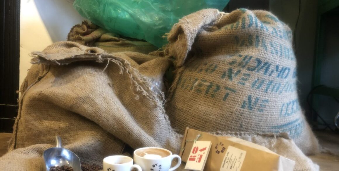 Help mee en koop onze koffie